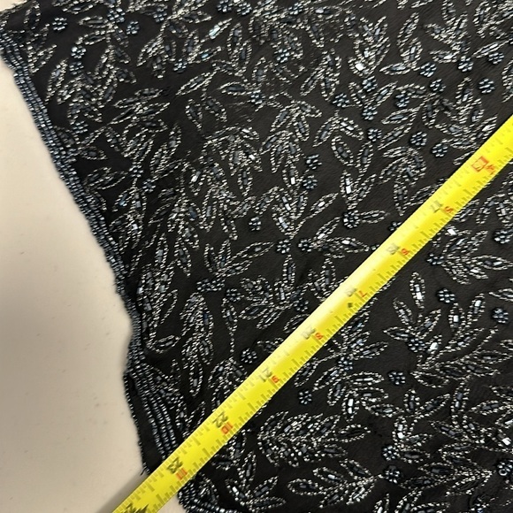 Adrianna Papell black formal silk halter top black wide leg formal pant 2 piece - Picture 13 of 13